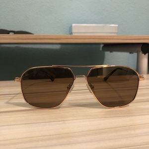 Gold Framed Sunglasses